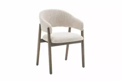 Alma Spisestol Beige Med Mørke Bein
