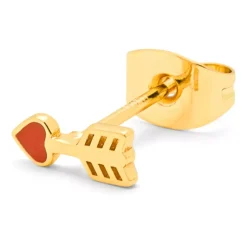 Amor Ørering 1 stk Forgyldt