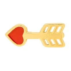 Amor Ørering 1 stk Forgyldt