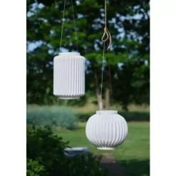 Armani Lanterne Ip44 Solar/batteri White D20,8 H18,8