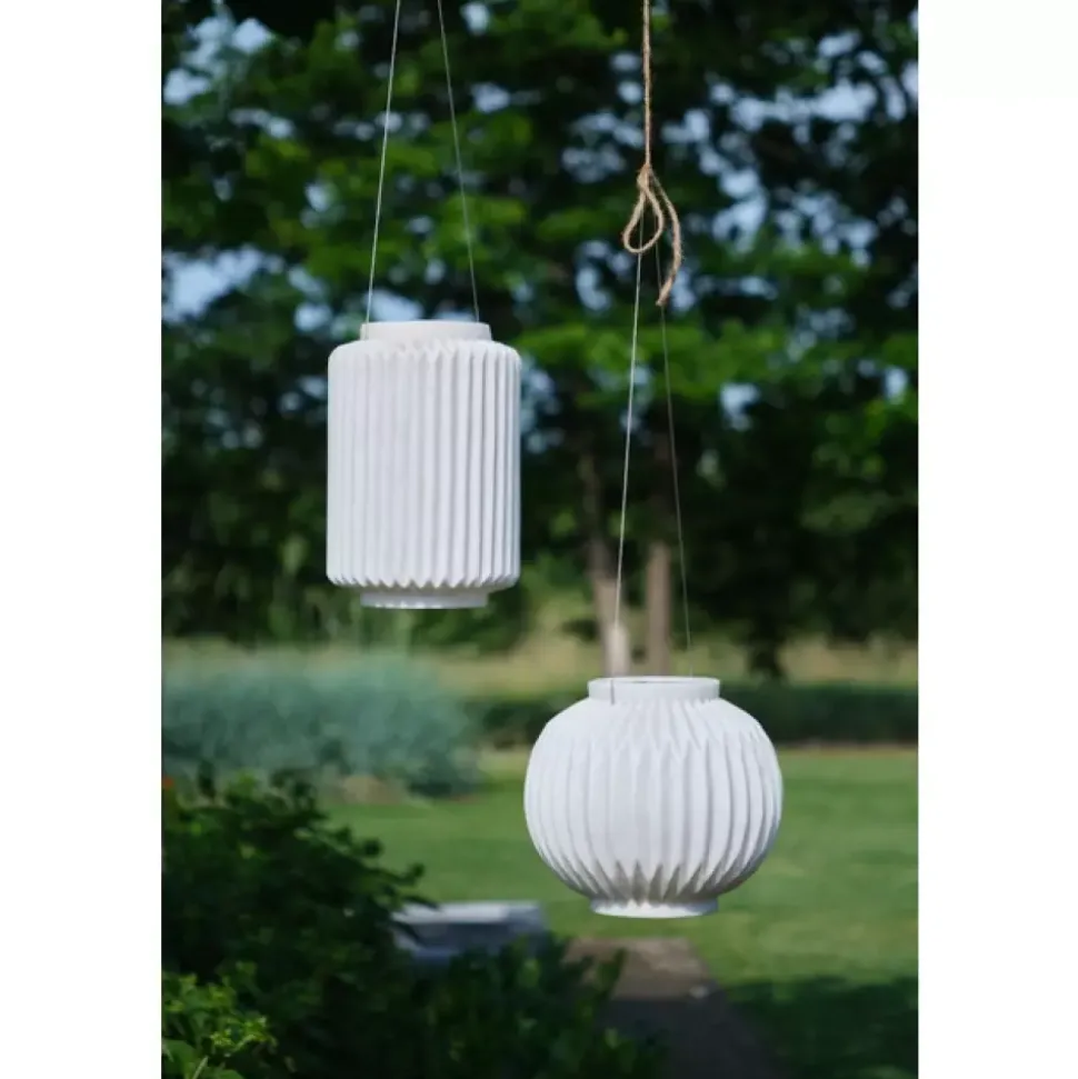 Armani Lanterne Ip44 Solar/batteri White D20,8 H18,8