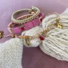 Armbånd, Friendship, Pink