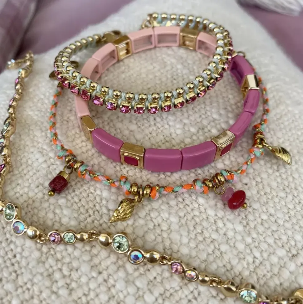 Armbånd, Friendship, Pink