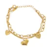 Armbånd Med Hjerte-Charms