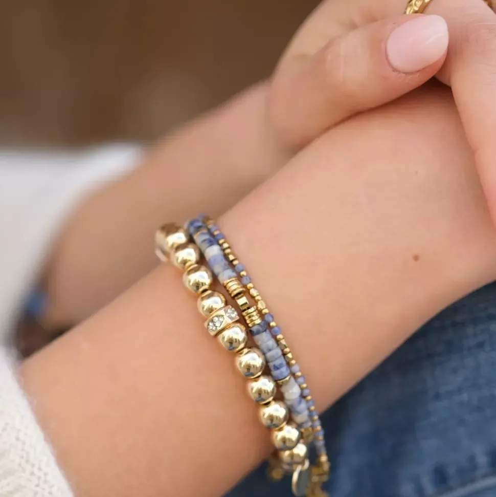Armbånd Med Kuler Og Krystaller G