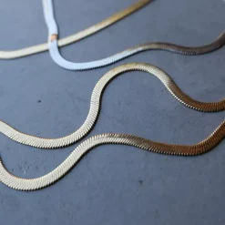 Armbånd - Unisex - Gull Steel Snakechain