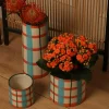 Au Maison Urtepotte Turkis/Fersken H9,5xD9,5 Cm