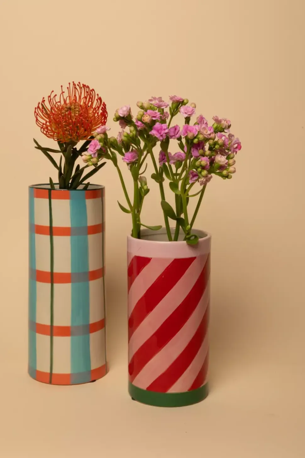 Au Maison Vase Turkis/Fersken H25,5xD10 Cm