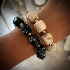 Bailey Armbånd Resin Svart