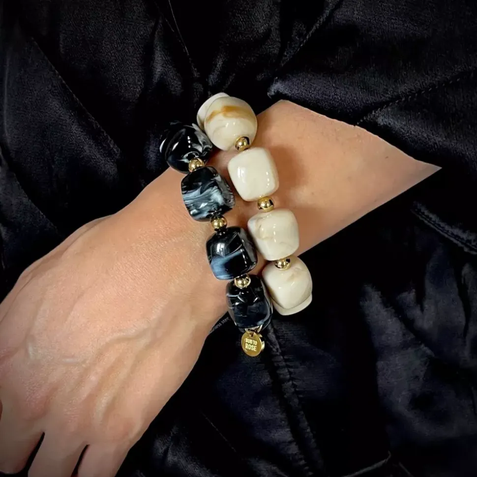 Bailey Armbånd Resin Svart