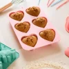 Bakeform Silikon Rosa Hjerter