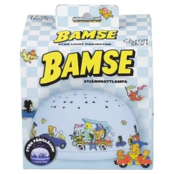 Bamse Nattlampe Med Stjernehimmel Og Musikk