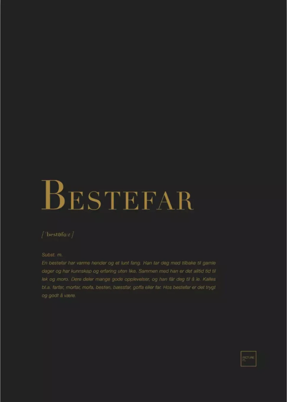 Bestefar Poster