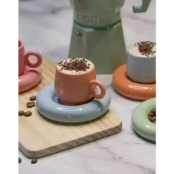 Bialetti - Mercato Della Frutta - Espressokopp m/underskål 8 deler - 7 cl
