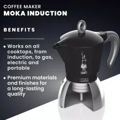 Bialetti - Mokka induction - Espressokoker 6 kp - 28 cl