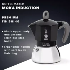 Bialetti - Mokka induction - Espressokoker 6 kp - 28 cl