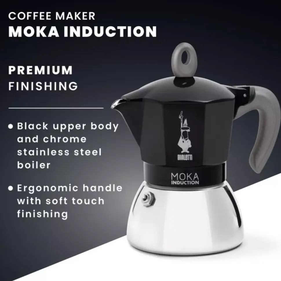 Bialetti - Mokka induction - Espressokoker 6 kp - 28 cl
