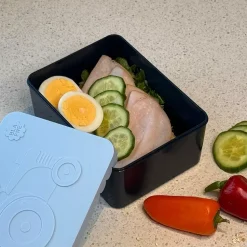 Blafre Matboks I Plast Ett Rom - Traktor Lys Blå / Marineblå