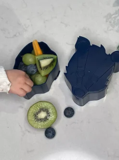 Blafre Matboks I Plast Mini - Grevling Marineblå