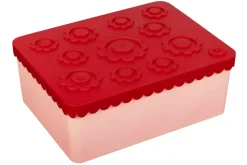 Blafre Matboks I Plast Treroms - Blomst Rød/Rosa