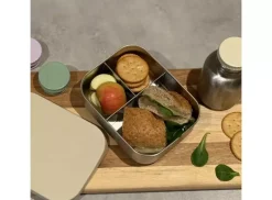 Blafre Stålmatboks Tre Rom - Beige