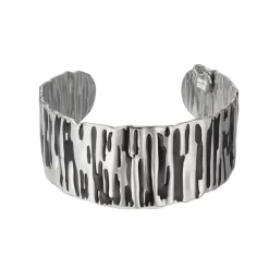 Blake Emalje Armbånd Svart/Sølv