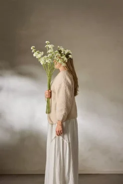 Blomsterkvist Hvit H80