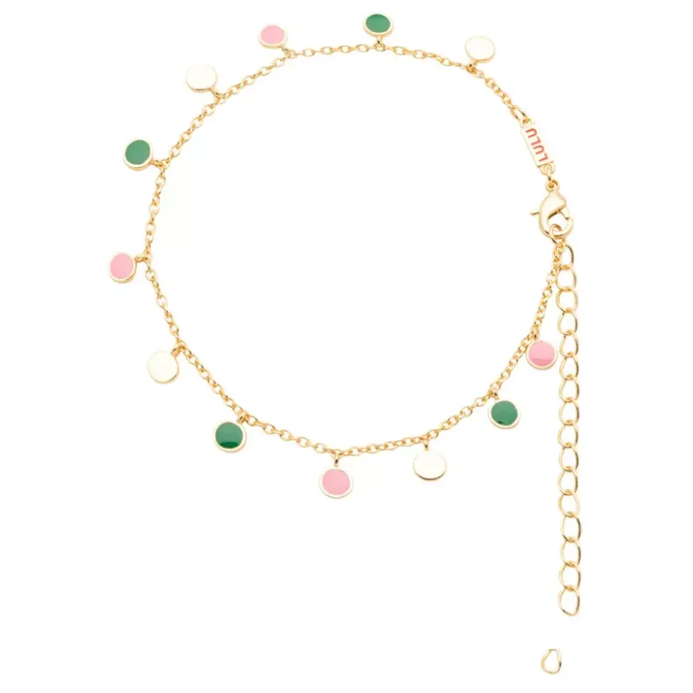 Boho Armbånd Grønn/Rosa