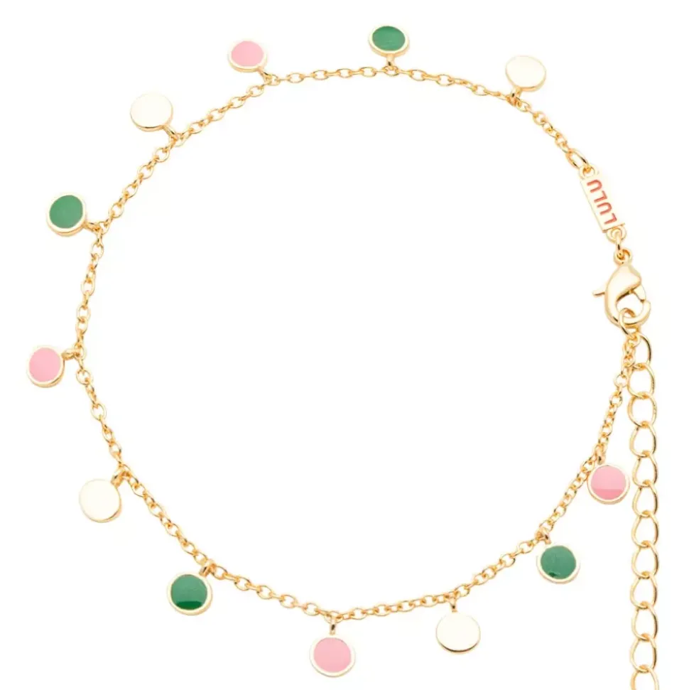 Boho Armbånd Grønn/Rosa