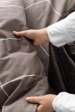 Borås Cotton Billie Sengesett 140x220/50x70 Brun
