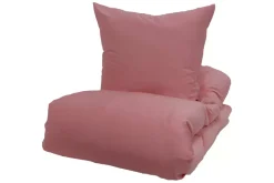 Borås Cotton Bliss Sengesett 140X200/50X70 Aubergine