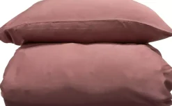 Borås Cotton Bliss Sengesett 140X200/50X70 Aubergine