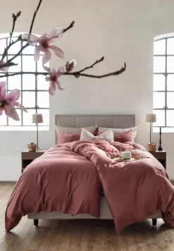 Borås Cotton Bliss Sengesett 140X200/50X70 Aubergine