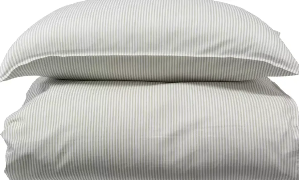 Borås Cotton Cille sengesett 140x220/50x70 Grønn