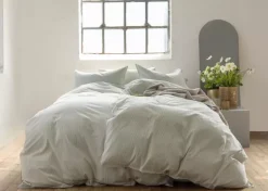 Borås Cotton Cille sengesett 140x220/50x70 Grønn