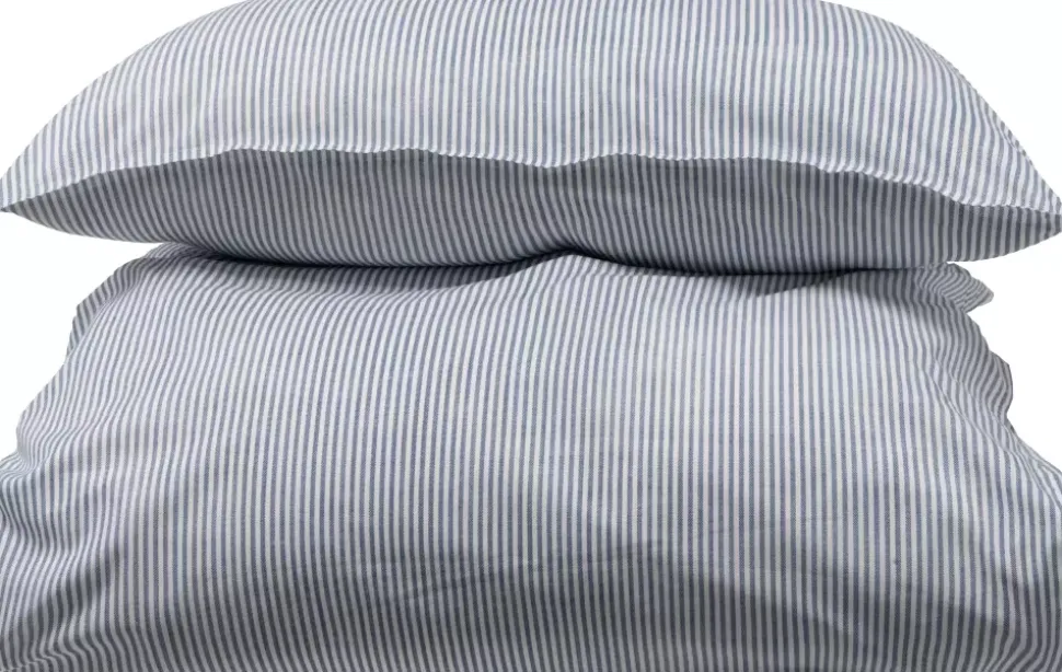 Borås Cotton Cille sengesett 140x220/50x70 Blå