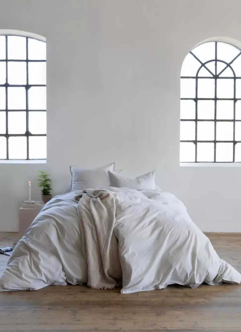 Borås Cotton Cille sengesett 140x200/50x70 Beige