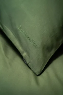 Borås Cotton Cloud Sengesett 140X220/50X70 Grønn / Green