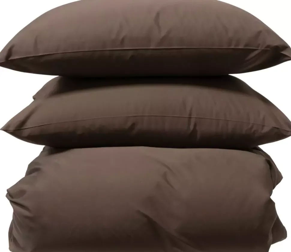 Borås Cotton Cloud Sengesett 140x220/50x70 Brun