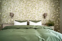 Borås Cotton Cloud Sengesett 140X200/50X70 Grønn / Green