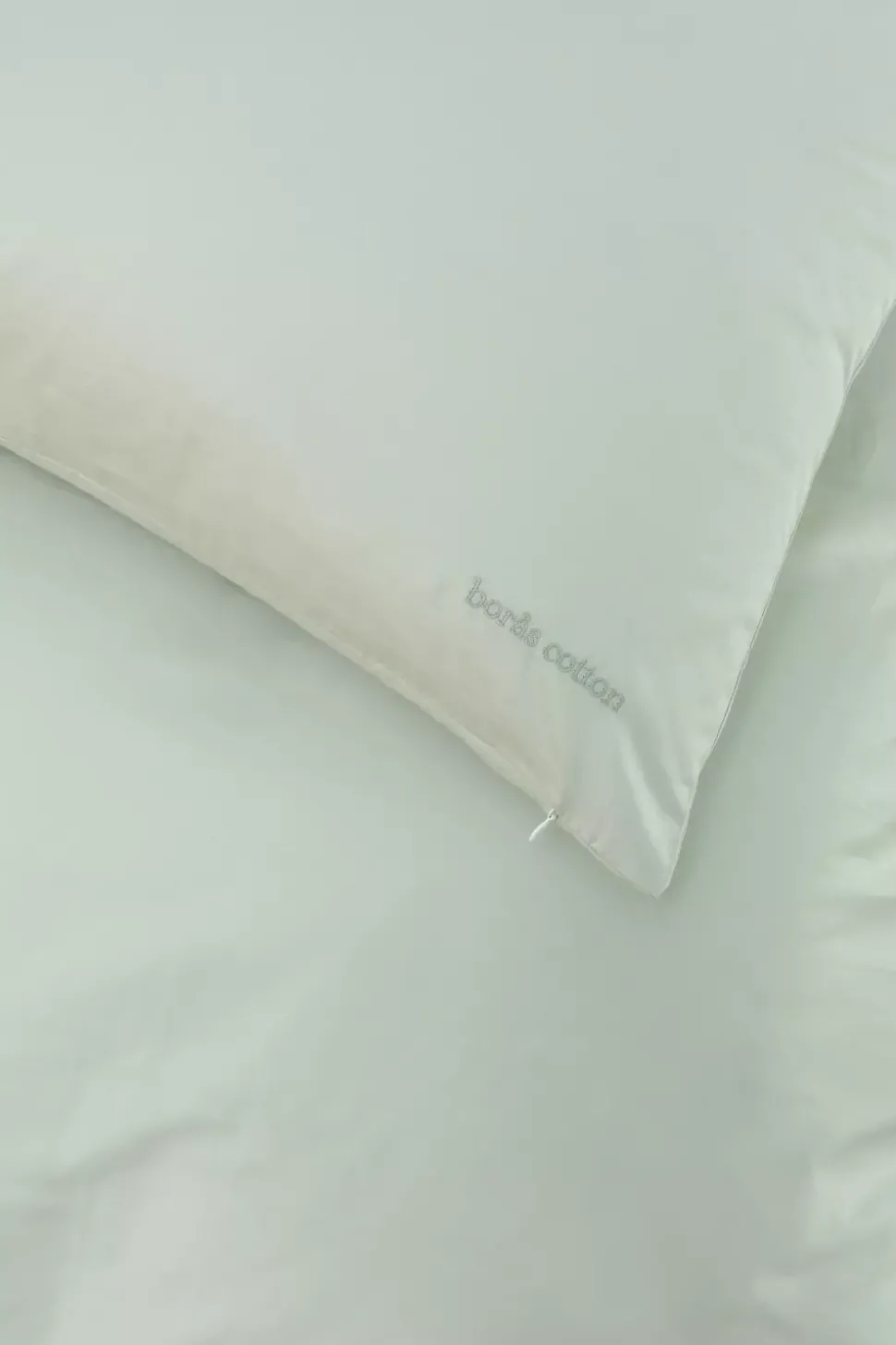 Borås Cotton Cloud sengesett 140x220/50x70 Lys grønn