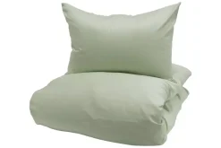 Borås Cotton Cloud sengesett 140x220/50x70 Lys grønn