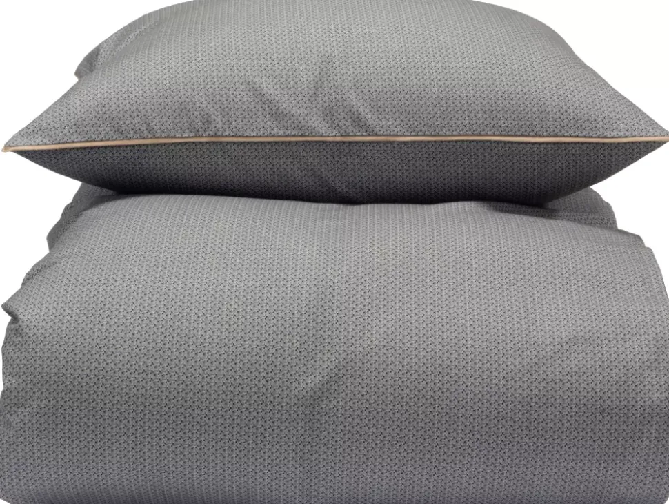 Borås Cotton Enzo Sengesett 140X220/50X70 Grå