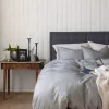 Borås Cotton Enzo Sengesett 140X200/50X70 Grå