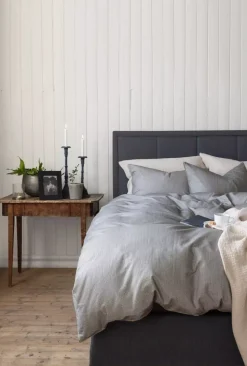 Borås Cotton Enzo Sengesett 140X200/50X70 Grå