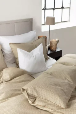 Borås Cotton Enzo Sengesett 140X200/50X70 Beige