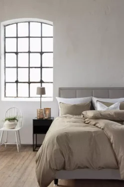 Borås Cotton Enzo Sengesett 140X200/50X70 Beige
