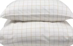Borås Cotton Lumi sengesett 140x220/50x70 Taupe