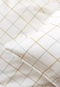 Borås Cotton Lumi sengesett 140x200/50x70 Taupe