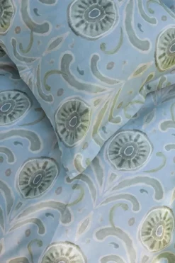 Borås Cotton Moulins sengesett 140x220/50x70 Blå